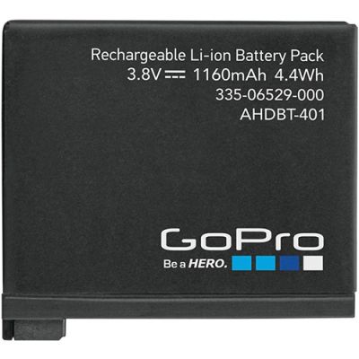 Rechargeable AHDBT-401 1160mAh Battery for Gopro Hero 4