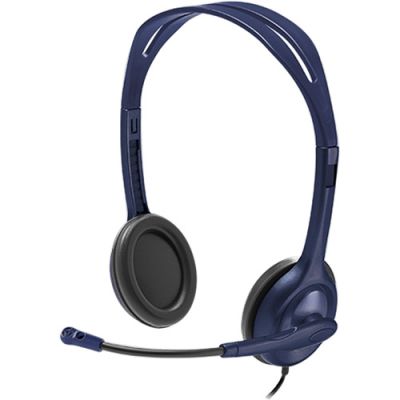 Logitech Wired 3.5mm Headset with Microphone - 981-000733