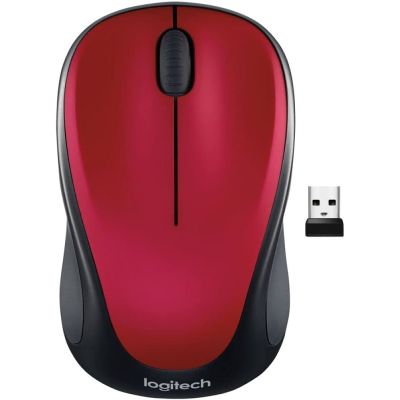 Logitech Wireless Mouse M317 W/Receiver - Red
