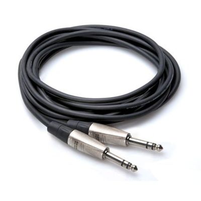 Hosa HSS-003 REAN 1/4" TRS to REAN 1/4" TRS Pro Balanced Interconnect-3 Ft