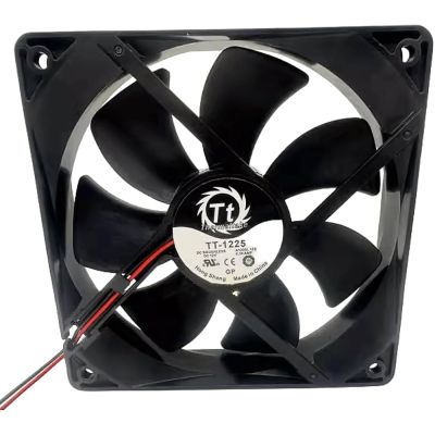 Thermal Take TT-1225 A1225L12S 12V 0.30A 12CM 12025 2-Wire Cooling Fan - 3 Pack