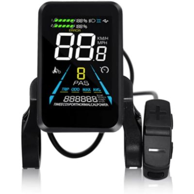 YL81F Ebike LCD Display Meter 36V 48V Electric Bike Scooter LCD Speed Control Panel