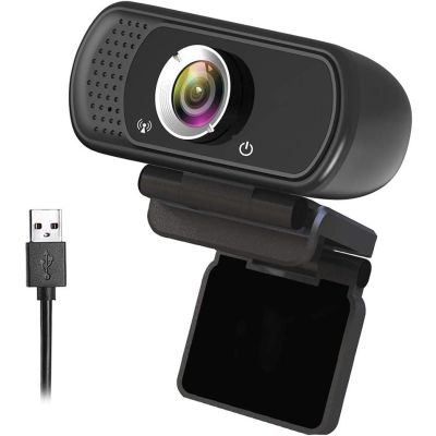 Ziqian 1080P Webcam Live Streaming Web Camera w/ Stereo Microphone(no Privacy cover)