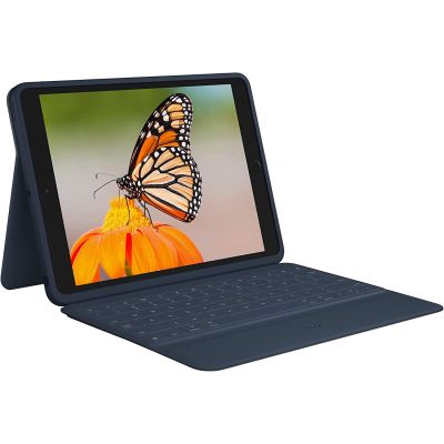 Logitech Rugged Combo 3 iPad Keyboard Case with Smart Connector for iPad (7th, 8th and 9th Generation)