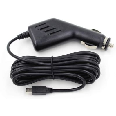 Mini USB Car Charger Power Cord Adapter - 12-24V  1.5A