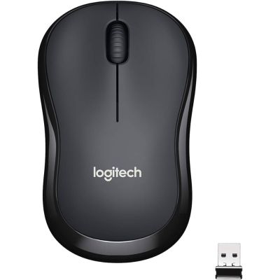 Logitech M220 Wireless Optical Mouse W/ Nano Receiver - Dark Silver
