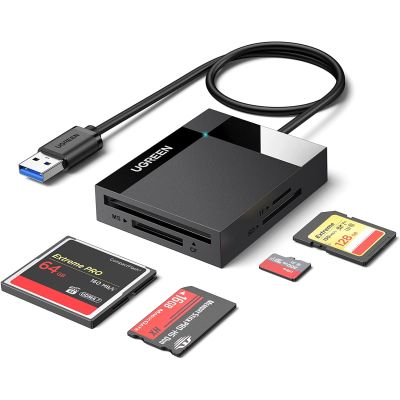 UGREEN SD Card Reader 4 in 1 Multi USB 3.0 Micro SD Memory Card Adapter
