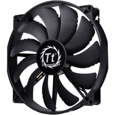 Thermaltake TT-2030- CL-F015-PL20BL-A 200mm Pure 20 Series Black 200x30mm Thick Quiet High Airflow Case Fan 