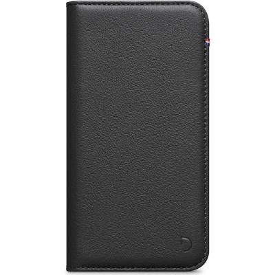 DECODED Wallet Case iPhone 13 Flip Cover European Leather - Black