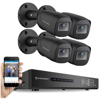 Amcrest 1080P 4CH 1TB Video Security System with 4 Outdoor Cameras AMDV10818-4B-B