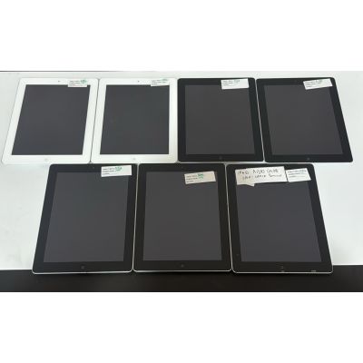Lot of 7 - MIX of Apple iPad A1416 16GB  A1397 64GB  - DEFECTIVE