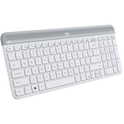 Logitech K470 Slim Wireless Keyboard - White