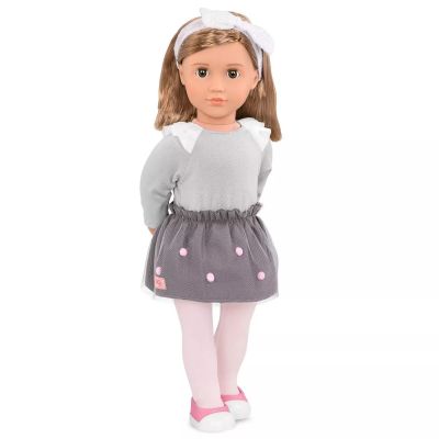 Our Generation Bina with Pom Pom Skirt 18" Fashion Doll