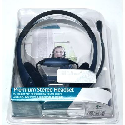 Logitech Premium Stereo Black Headband Headset