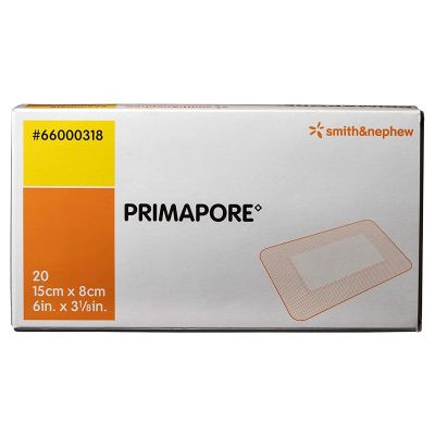 Smith & Nephew Adhesive Dressing Primapore 6" X 3 1/8" Polyester 66000318