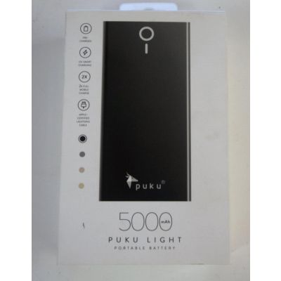 Puku Light Battery Charger 5000mAh - Black