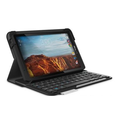 Logitech Type-V Ellipsis 8 Protective Case with Intergrated Keyboard - Black