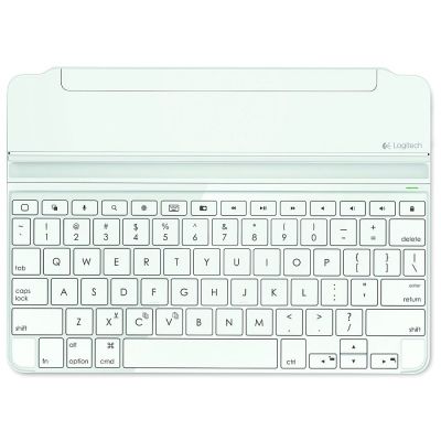 Logitech Ultrathin Magnetic Clip-on Keyboard Cover for iPad Air WHITE