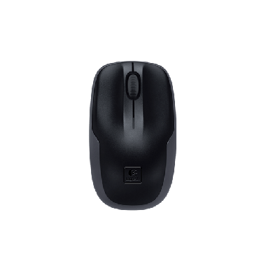 Logitech M150 3-Button 2.4GHz USB Wireless Optical Scroll Mouse - Black/Gray