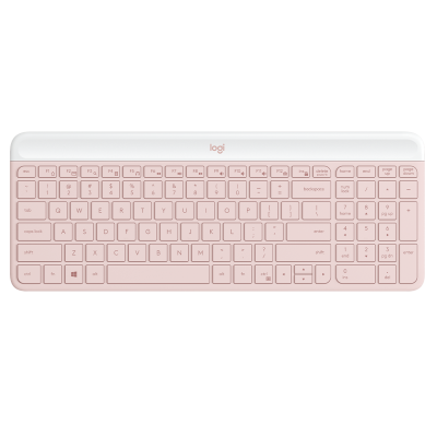 Logitech K470 Slim Wireless Keyboard W/ Receiver - Pink