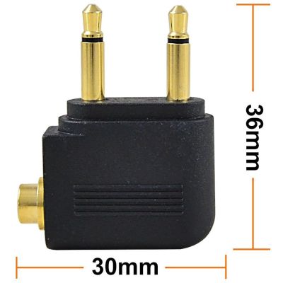 Monster Gold Plated Airplane Headphone Audio Converter