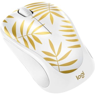 Logitech M317 Design Collection Limited Edition Wireless Mouse W/ Unifying Receiver  - Bamboo Dream