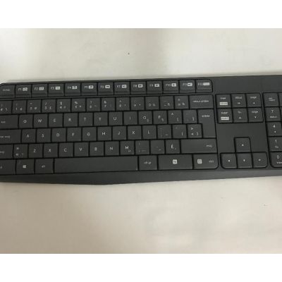 Replacement Logitech K235 Wireless French Keyboard Only - Gray (NO Battery COVER)