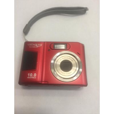 VistaQuest VQ1030TS 10.0 Megapixel Digital Camera - Red
