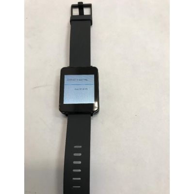 LG G Touchscreen LCD Waterproof Smart Watch Black - Defective